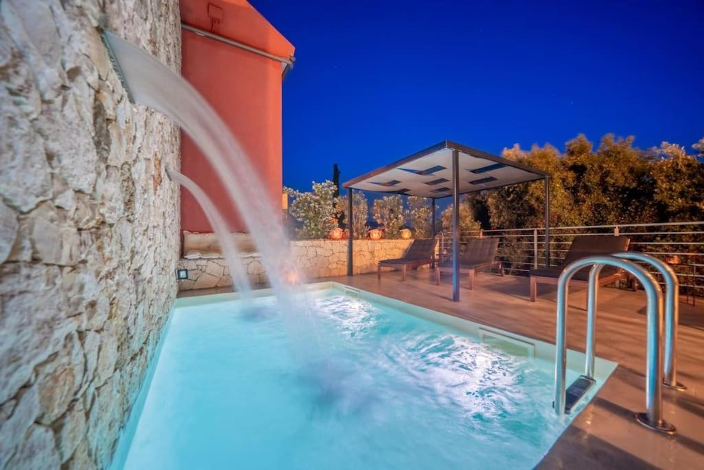 Villa Elisabeth Sea View Private Pool Fiskardo Kefalonia Katsaráta Dış mekan fotoğraf