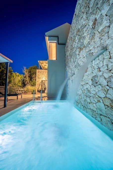 Villa Elisabeth Sea View Private Pool Fiskardo Kefalonia Katsaráta Dış mekan fotoğraf