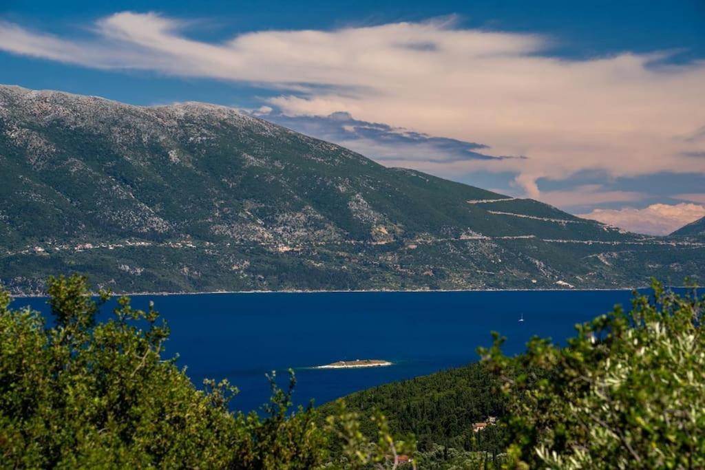 Villa Elisabeth Sea View Private Pool Fiskardo Kefalonia Katsaráta Dış mekan fotoğraf