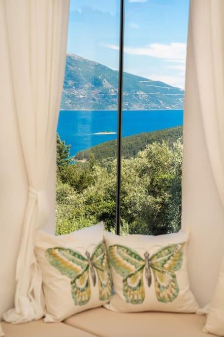 Villa Elisabeth Sea View Private Pool Fiskardo Kefalonia Katsaráta Dış mekan fotoğraf