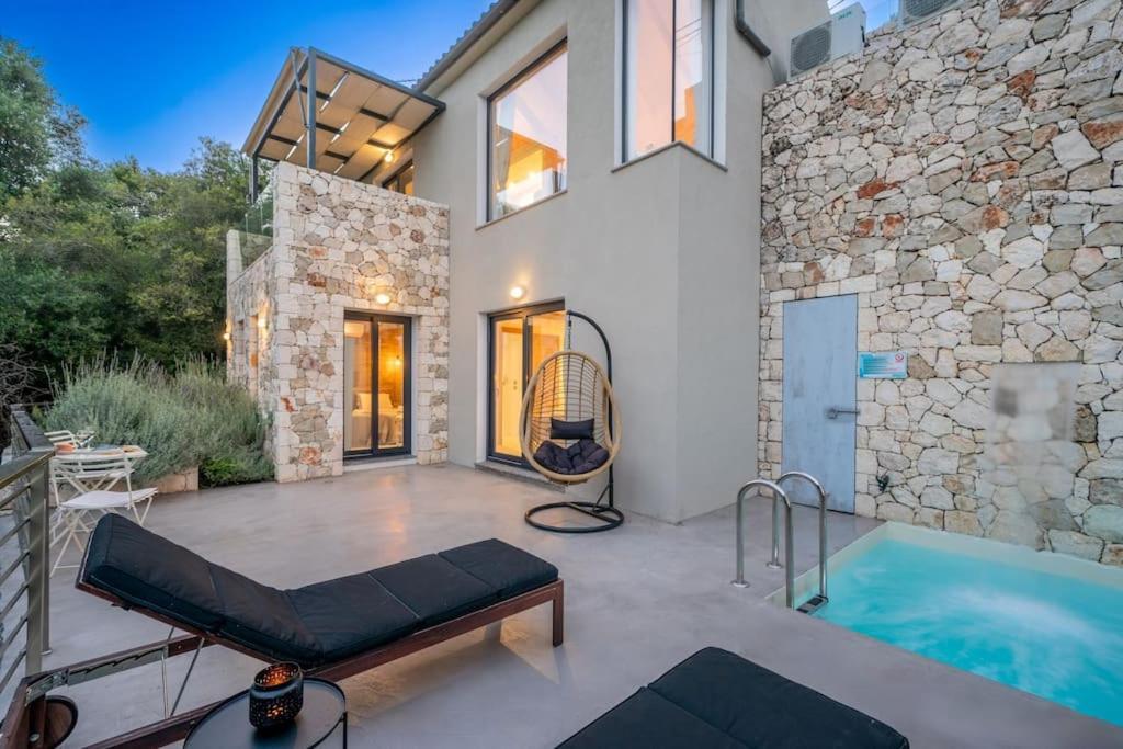 Villa Elisabeth Sea View Private Pool Fiskardo Kefalonia Katsaráta Dış mekan fotoğraf