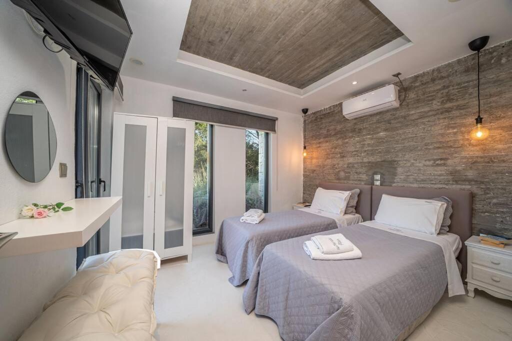 Villa Elisabeth Sea View Private Pool Fiskardo Kefalonia Katsaráta Dış mekan fotoğraf