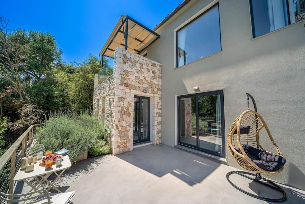 Villa Elisabeth Sea View Private Pool Fiskardo Kefalonia Katsaráta Dış mekan fotoğraf