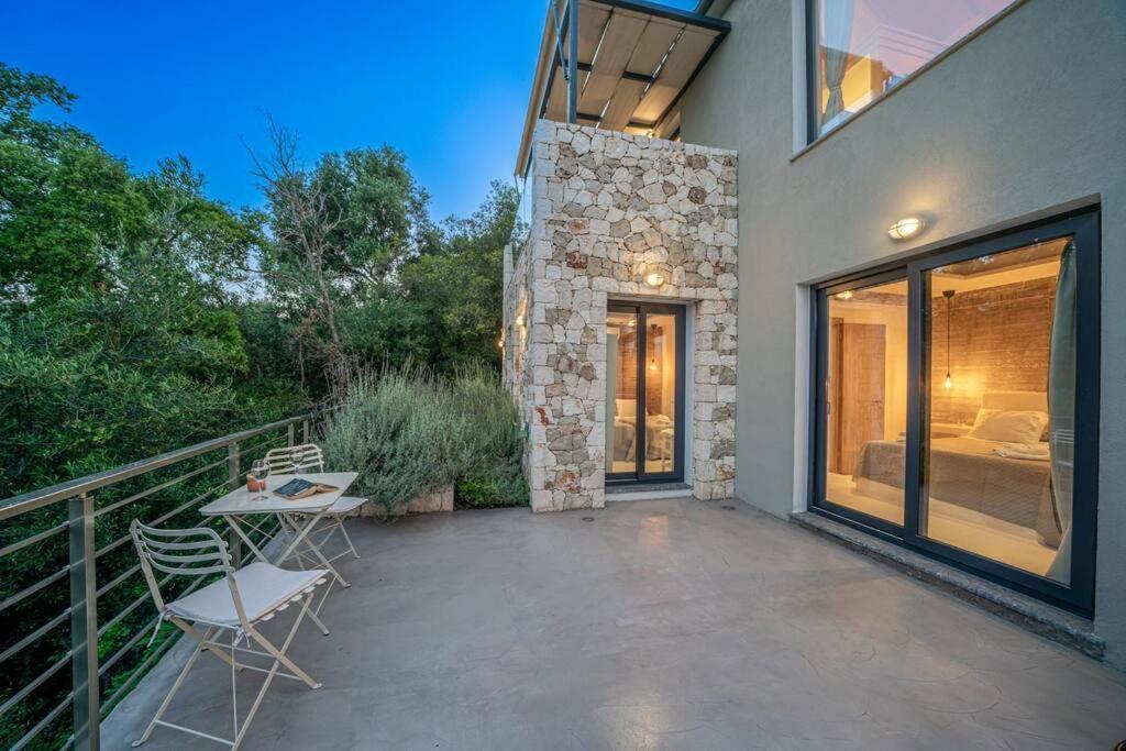 Villa Elisabeth Sea View Private Pool Fiskardo Kefalonia Katsaráta Dış mekan fotoğraf